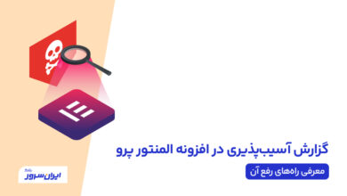 آسیب پذیری در المنتور پرو