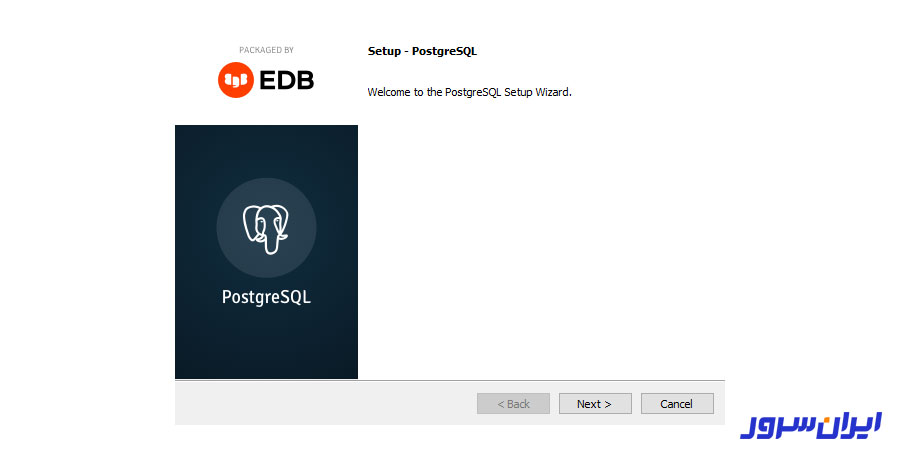 نصب پایگاه داده PostgreSQL