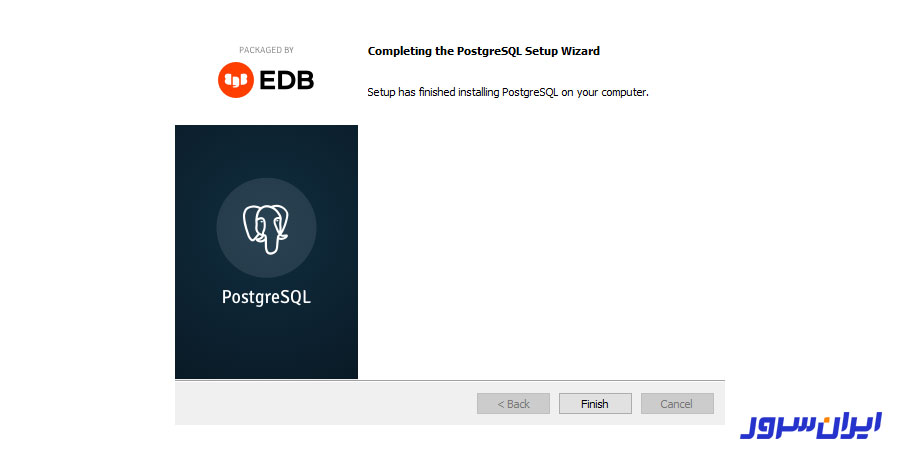 نصب پایگاه داده PostgreSQL