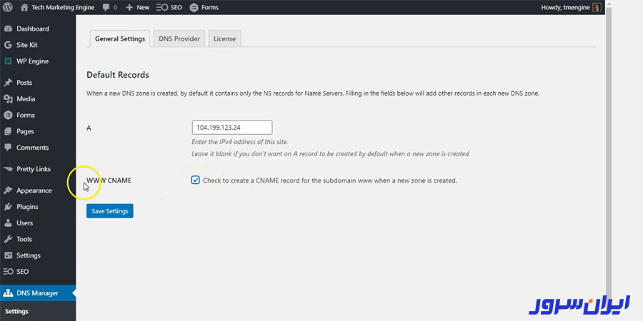 اتصال دامنه به DNS هاست
