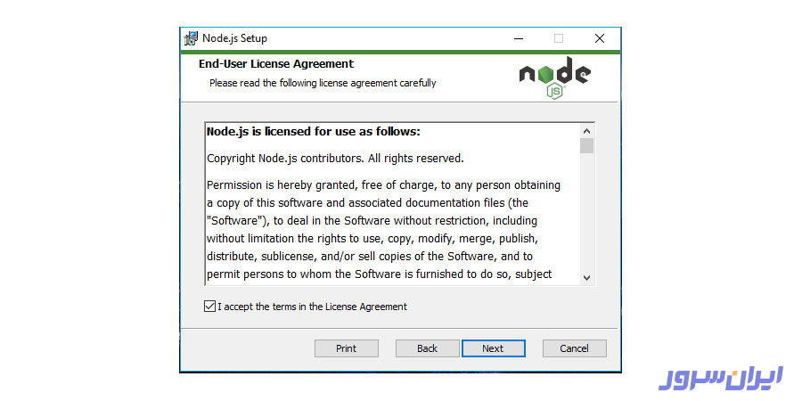 آموزش نصب Node.js در ویندوز