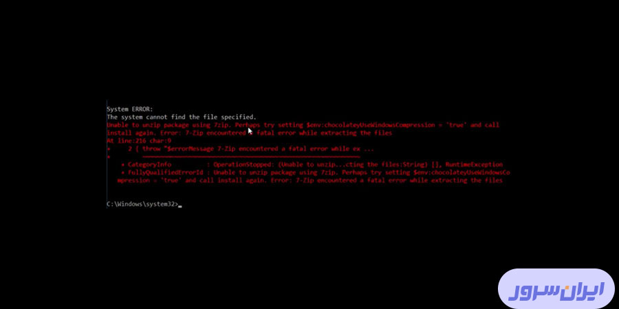 نصب Node JS در ویندوز با Chocolatey